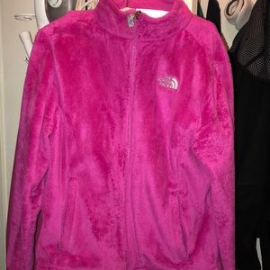 hot pink size large northface